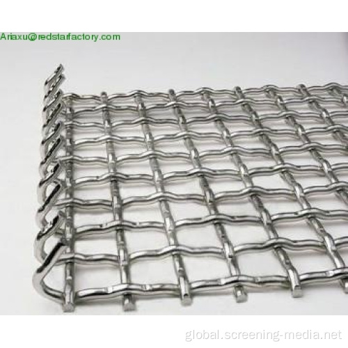 High Quality Steel Crimped Wire Mesh high carbon steel crimped mesh Factory